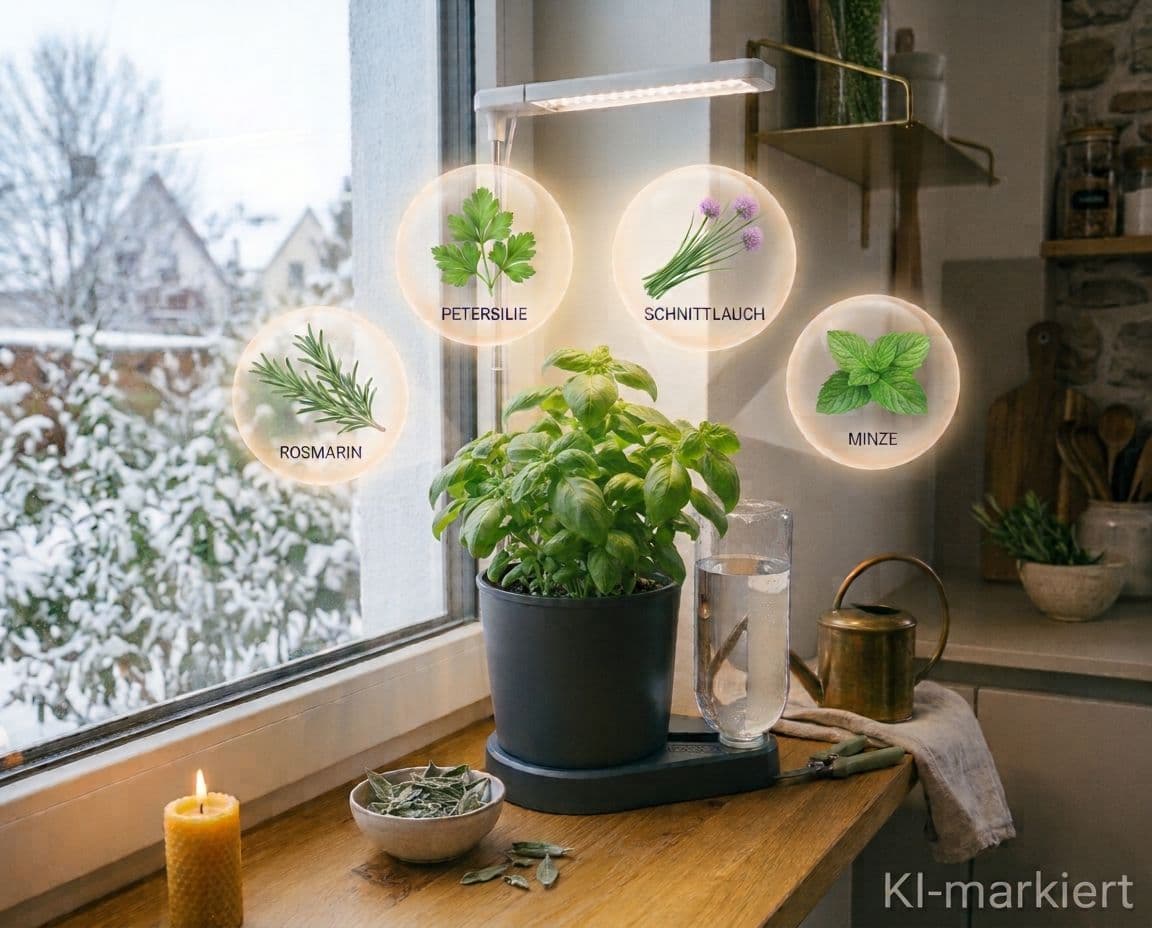 Küchenkräuter im Herbst und Winter: So bleiben Basilikum & Co. gesund 🌿